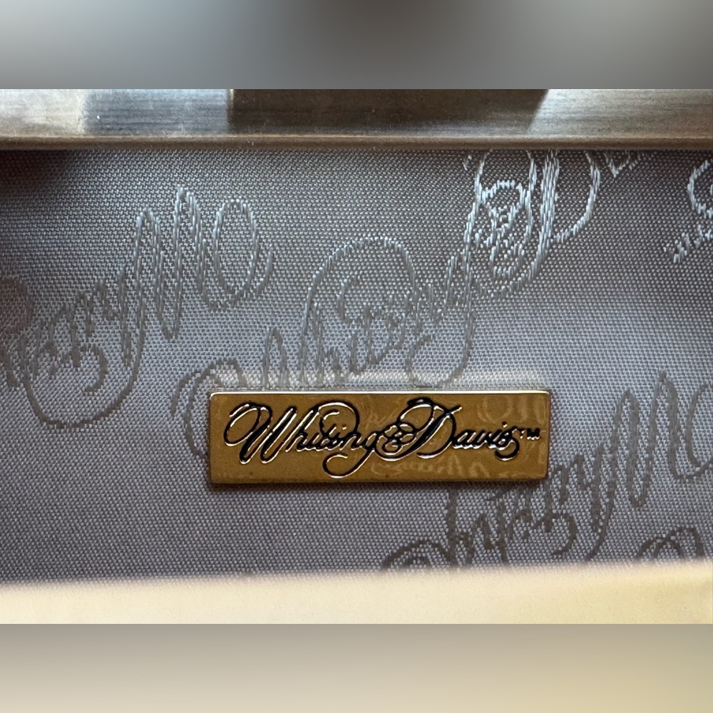Whiting & Davis gold 
Metal Minaudière vintage evening - Picture 10 of 16